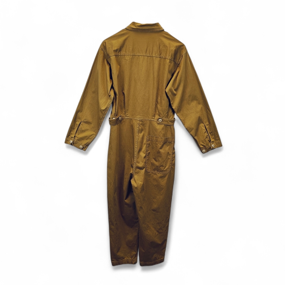 Alex Mill Women's Mustard Brown Utility Jumpsuit - Picture 2 of 14